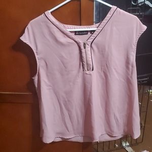 New York and Co pink blouse